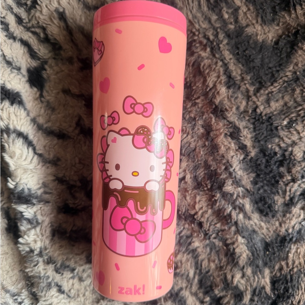 Hello Kitty Pink Thermos with Hearts